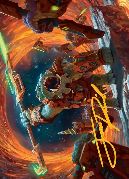 Frontline War-Rager // Frontline War-Rager · Edge of Eternities Art Series 16/54