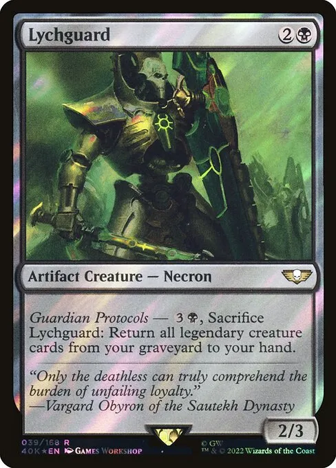 Lychguard · Warhammer 40,000 Commander 39★/617