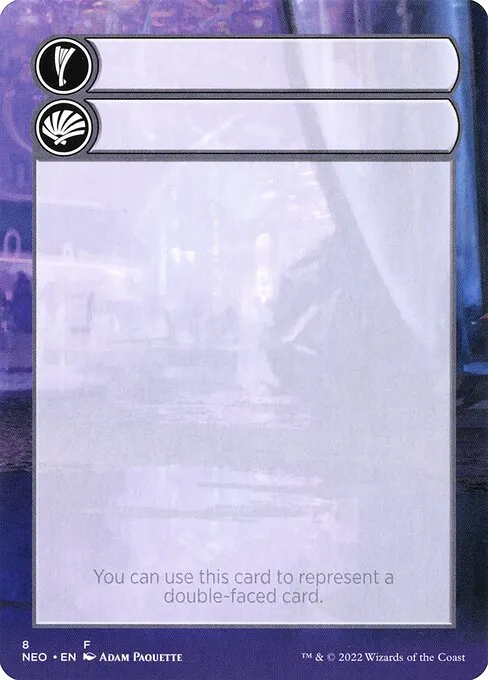 Double-Faced Substitute Card · Kamigawa: Neon Dynasty Substitute Cards 8/9