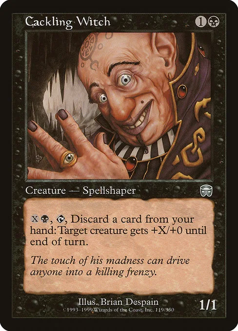 Cackling Witch · Mercadian Masques 119/350