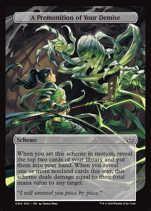 A Premonition of Your Demise · Duskmourn: House of Horror Commander 353/373