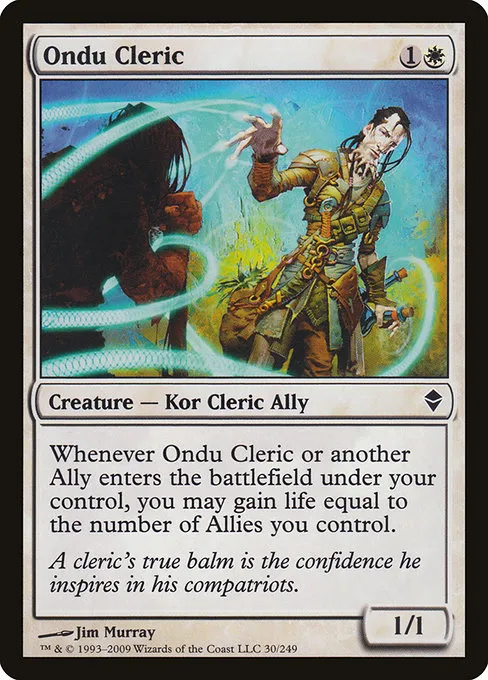 Ondu Cleric · Zendikar 30/269