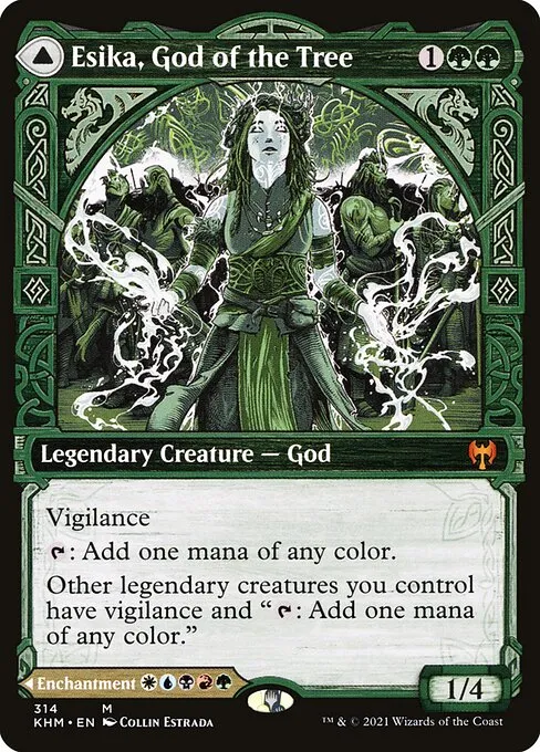 Esika, God of the Tree // The Prismatic Bridge · Kaldheim 314/425