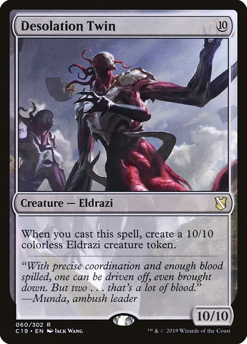 Desolation Twin · Commander 2019 60/302