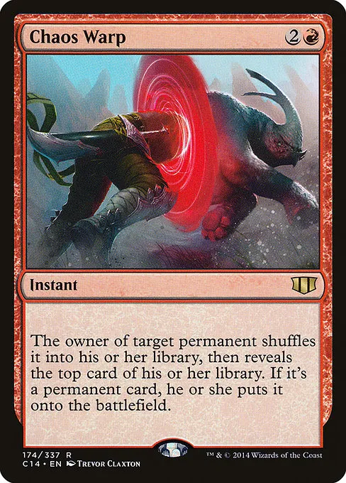 Chaos Warp · Commander 2014 174/337