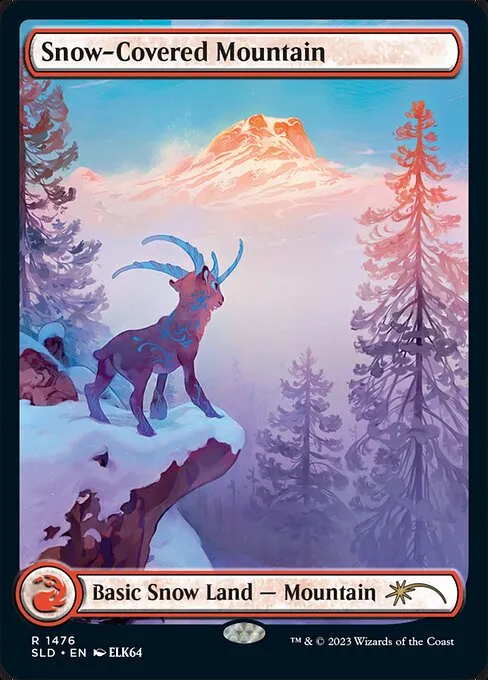 Snow-Covered Mountain · Secret Lair Drop 1476/2547