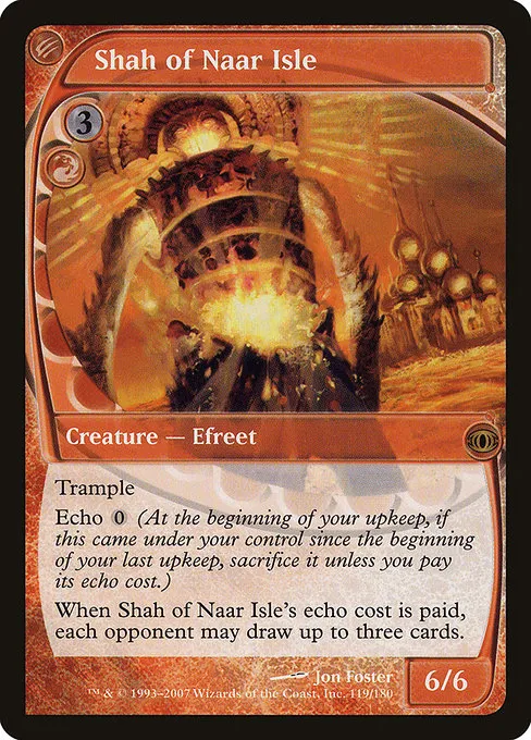 Shah of Naar Isle · Future Sight 119/180