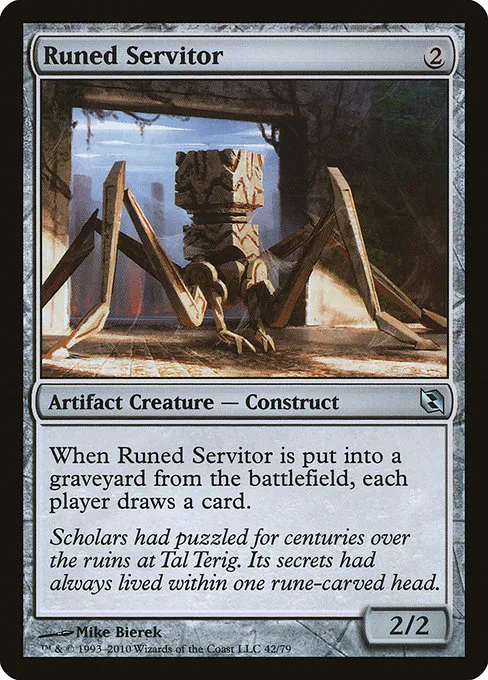 Runed Servitor · Duel Decks: Elspeth vs. Tezzeret 42/79
