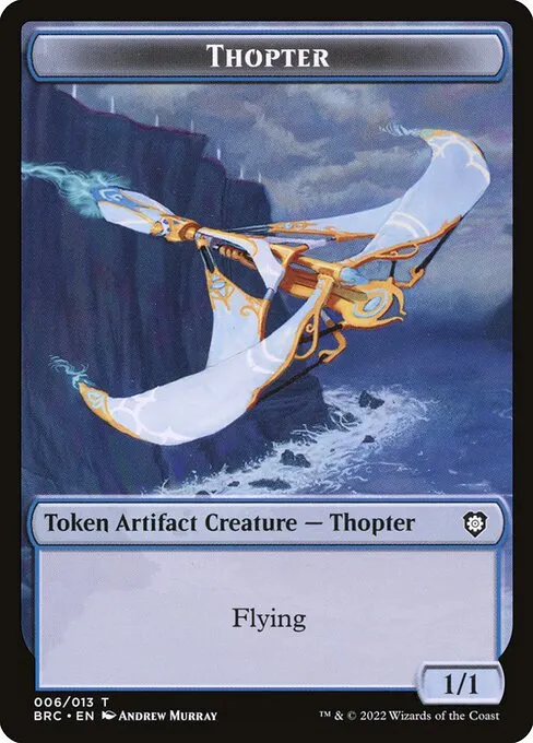 Thopter · The Brothers' War Commander Tokens 6/14