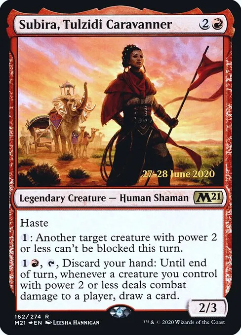 Subira, Tulzidi Caravanner · Core Set 2021 Promos 162s/137