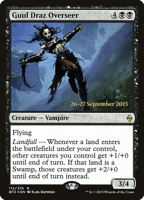 Guul Draz Overseer · Battle for Zendikar Promos 112s/90