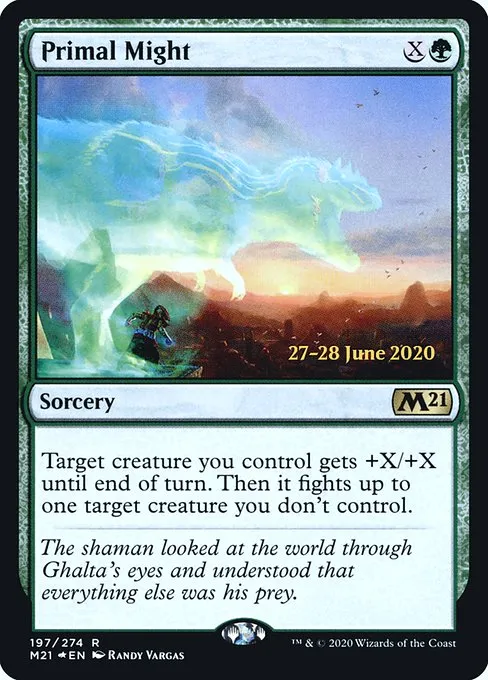 Primal Might · Core Set 2021 Promos 197s/137