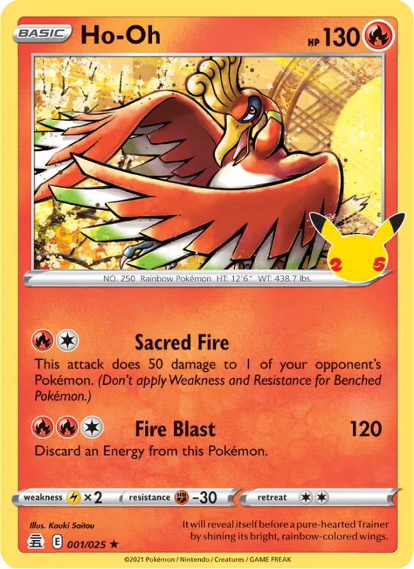 Ho-Oh · Celebrations 1/25