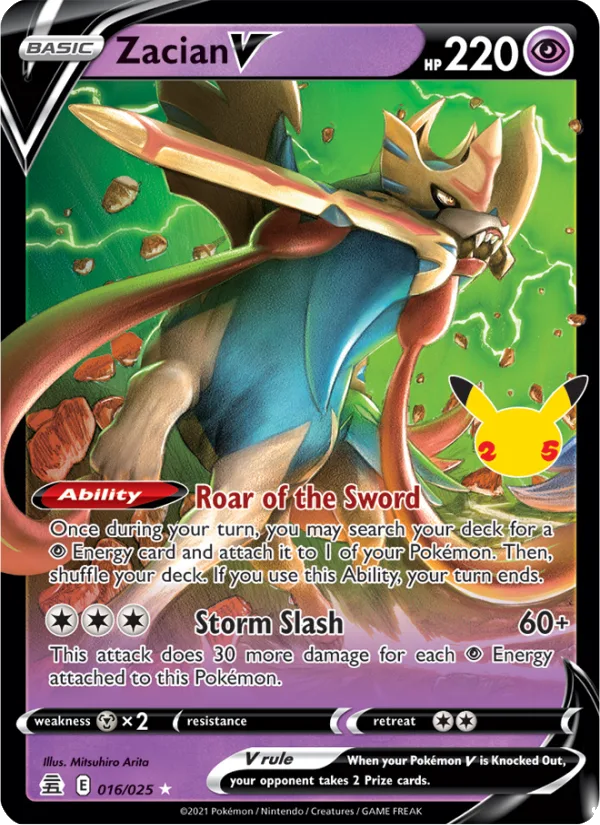 Zacian V · Celebrations 16/25