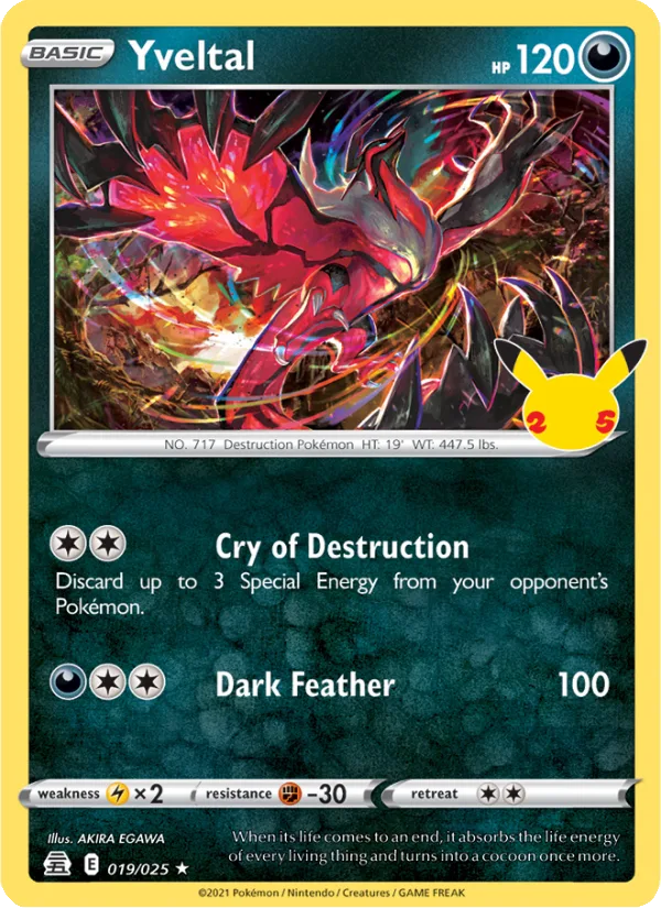 Yveltal · Celebrations 19/25