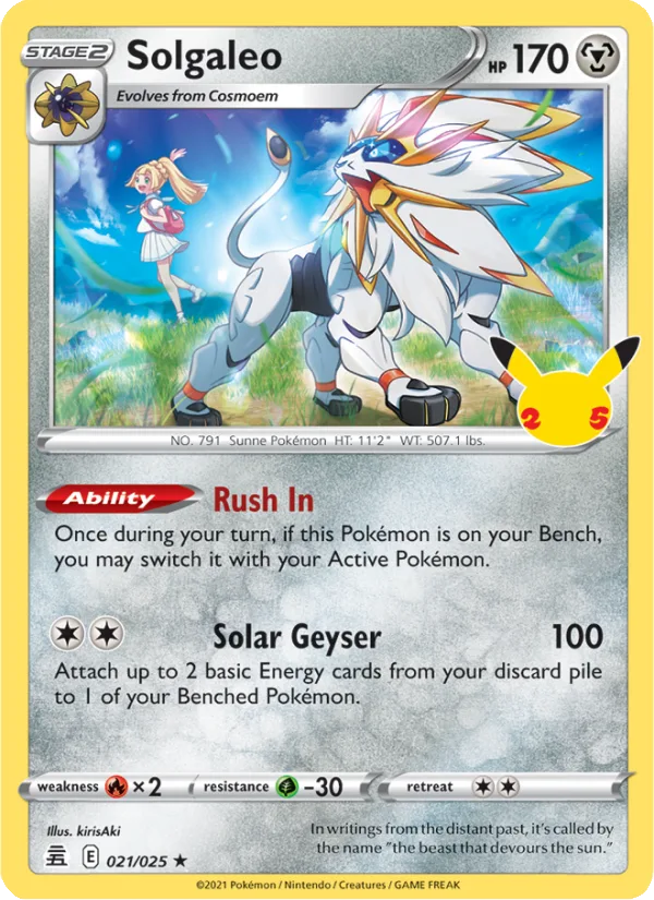 Solgaleo · Celebrations 21/25