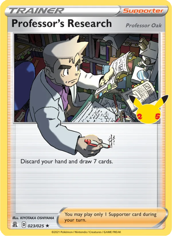 Professor's Research (Professor Oak) · Celebrations 23/25