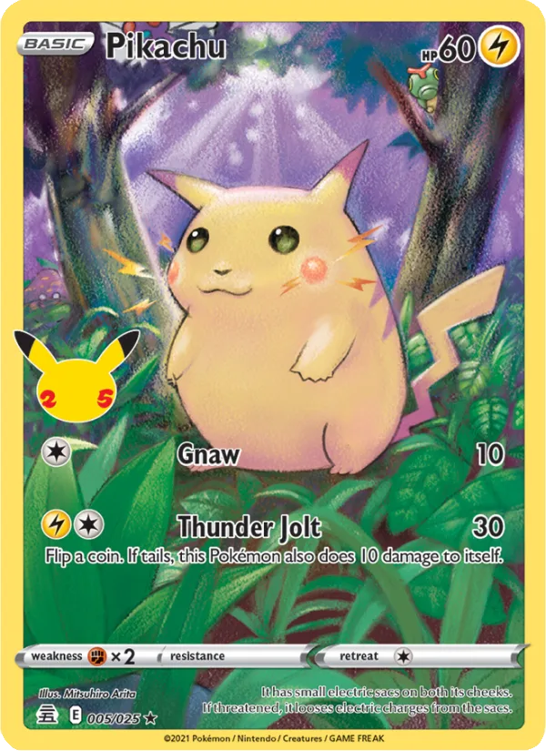 Pikachu · Celebrations 5/25