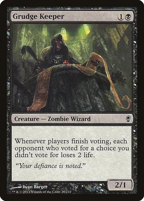 Grudge Keeper · Conspiracy 28/210