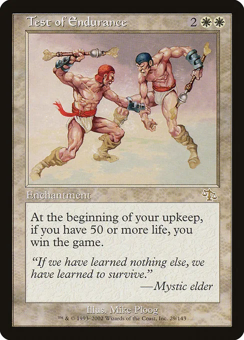 Test of Endurance · Judgment 29/143