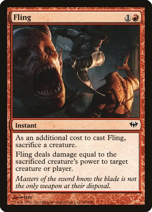 Fling · Dark Ascension 90/158
