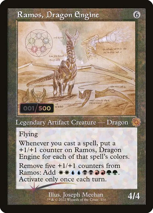 Ramos, Dragon Engine · The Brothers' War Retro Artifacts 110z/189