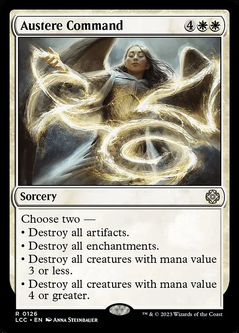 Austere Command · The Lost Caverns of Ixalan Commander 126/370