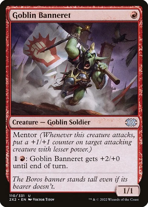 Goblin Banneret · Double Masters 2022 110/579