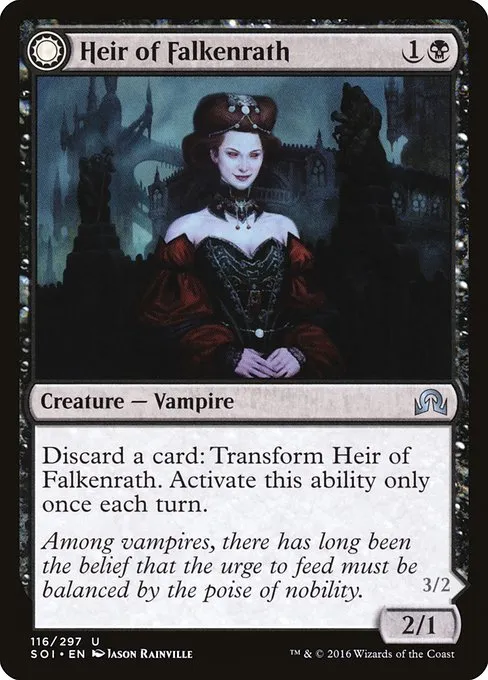 Heir of Falkenrath // Heir to the Night · Shadows over Innistrad 116/302