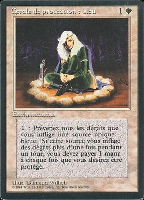 Circle of Protection: Blue · Foreign Black Border 10/307
