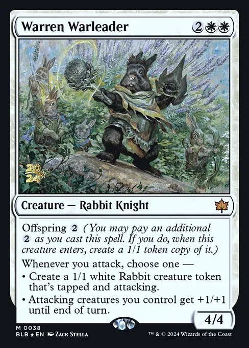 Warren Warleader · Bloomburrow Promos 38s/160