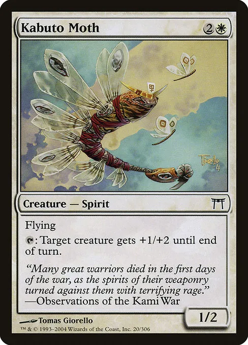 Kabuto Moth · Champions of Kamigawa 20/307