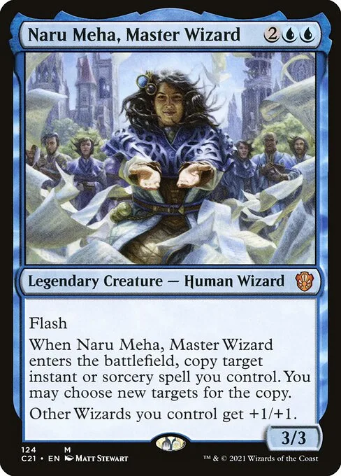 Naru Meha, Master Wizard · Commander 2021 124/409