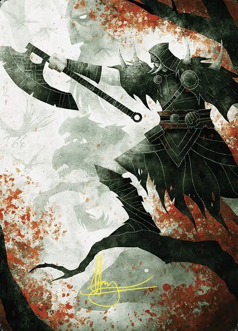 Garruk's Uprising // Garruk's Uprising · Wilds of Eldraine Art Series 72/81