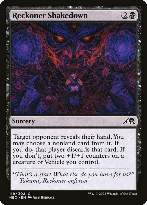 Reckoner Shakedown · Kamigawa: Neon Dynasty 119/531