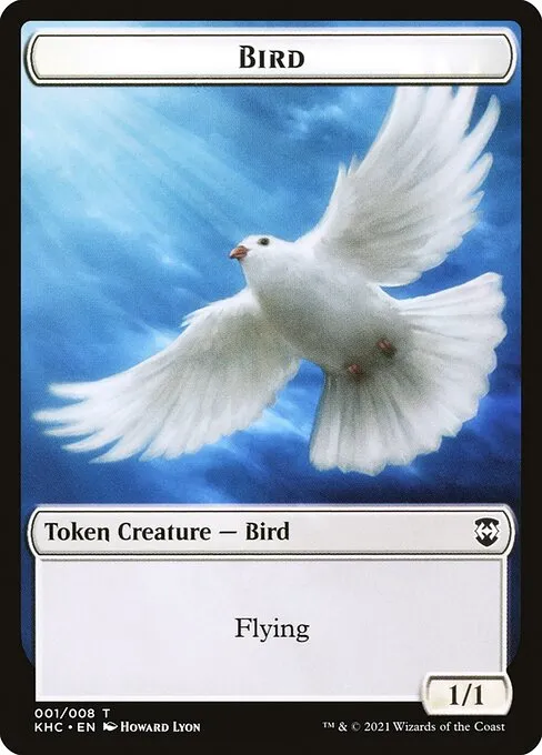 Bird · Kaldheim Commander Tokens 1/8