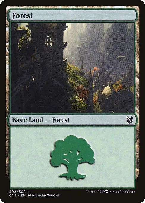 Forest · Commander 2019 302/302