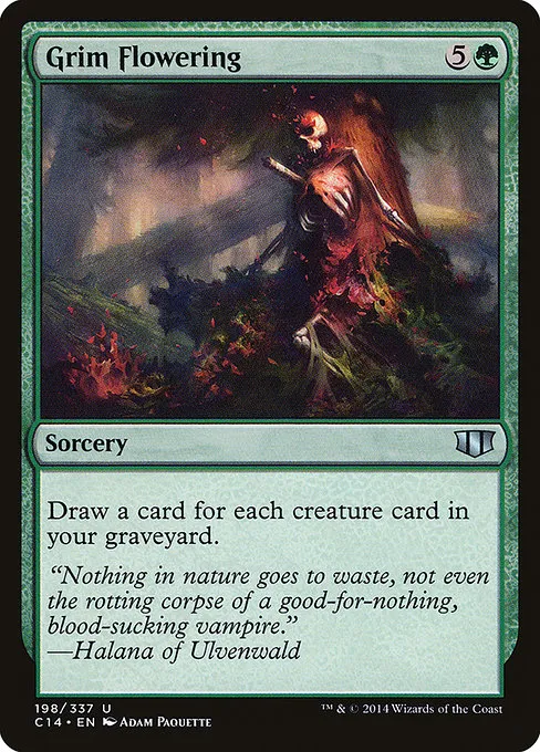 Grim Flowering · Commander 2014 198/337