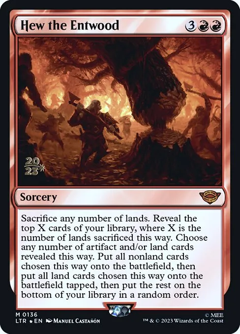 Hew the Entwood · Tales of Middle-earth Promos 136s/86