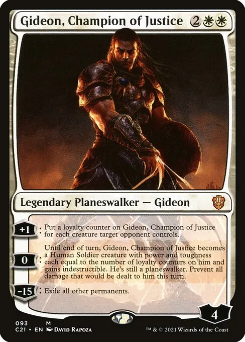 Gideon, Champion of Justice · Commander 2021 93/409