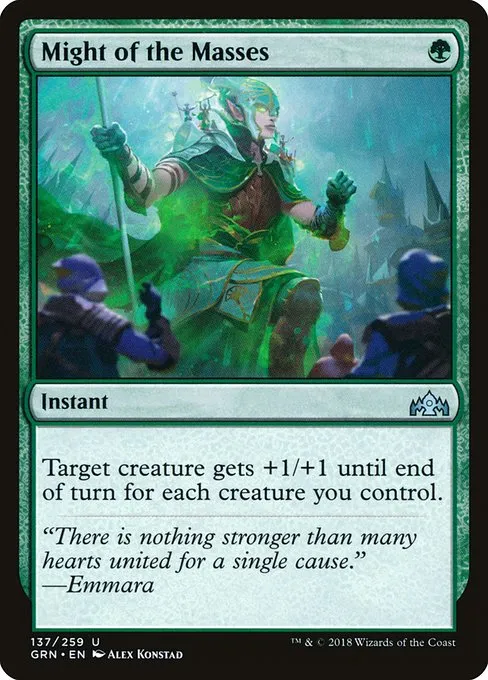 Might of the Masses · Guilds of Ravnica 137/273