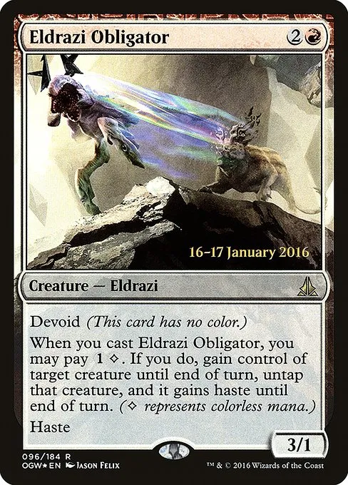 Eldrazi Obligator · Oath of the Gatewatch Promos 96s/65