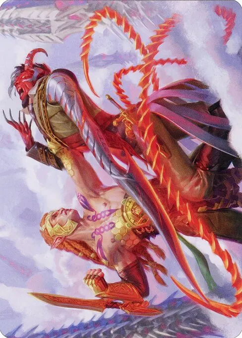 Tyvar's Stand // Tyvar's Stand · Phyrexia: All Will Be One Art Series 43/81