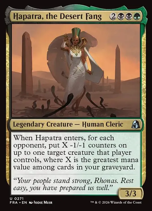 Hapatra, the Desert Fang · Reality Fracture 271/7
