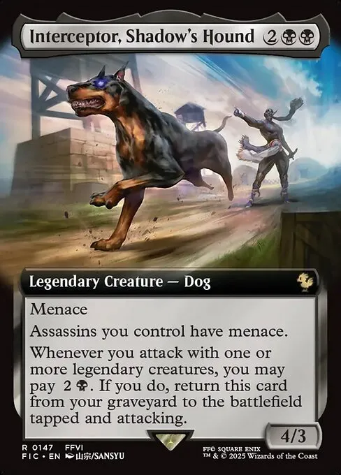 Interceptor, Shadow's Hound · Final Fantasy Commander 147/486