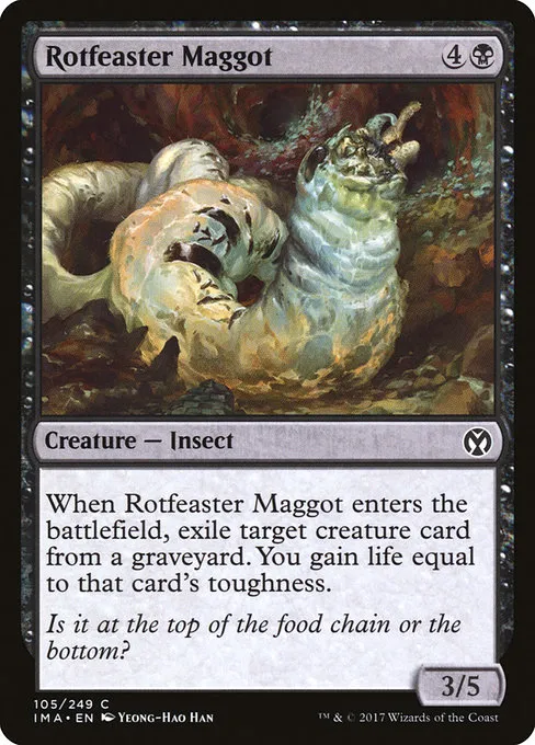 Rotfeaster Maggot · Iconic Masters 105/249