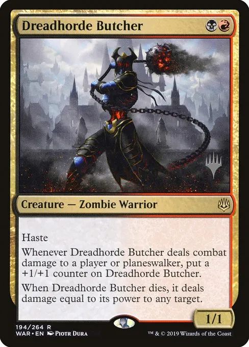 Dreadhorde Butcher · War of the Spark Promos 194p/176