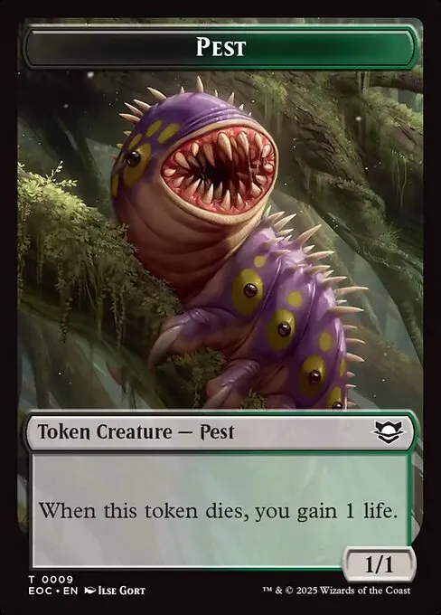Pest · Edge of Eternities Commander Tokens 9/16