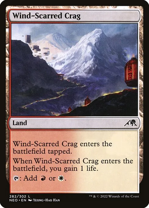 Wind-Scarred Crag · Kamigawa: Neon Dynasty 282/531