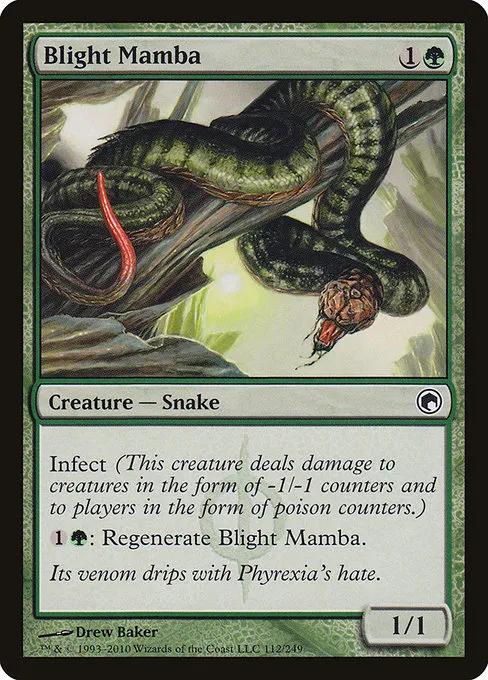 Blight Mamba · Scars of Mirrodin 112/249